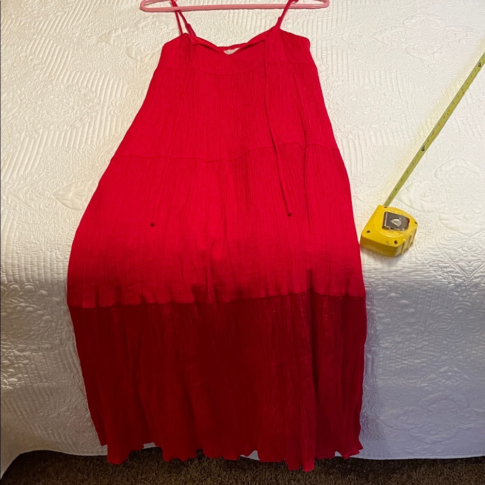 Chelsea28 Vibrant Red Maxi Dress